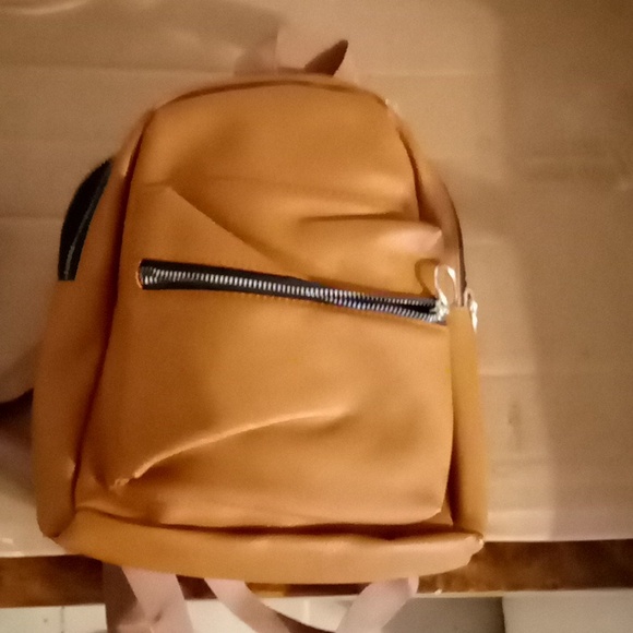 Brown Mini Backpack - Picture 1 of 3